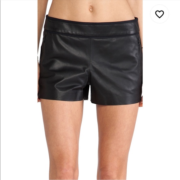 ALICE & OLIVIA GENUINE LEATHER SHORTS,All Products : American Fashion Style Bags On Sale